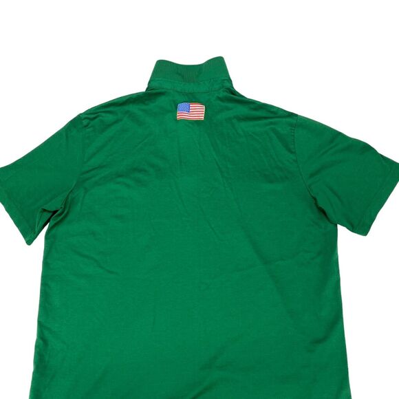 Polo Ralph Lauren Polo Shirt Men's Large Green Golf Performance Ryder Cup 2016 - Picture 10 of 16